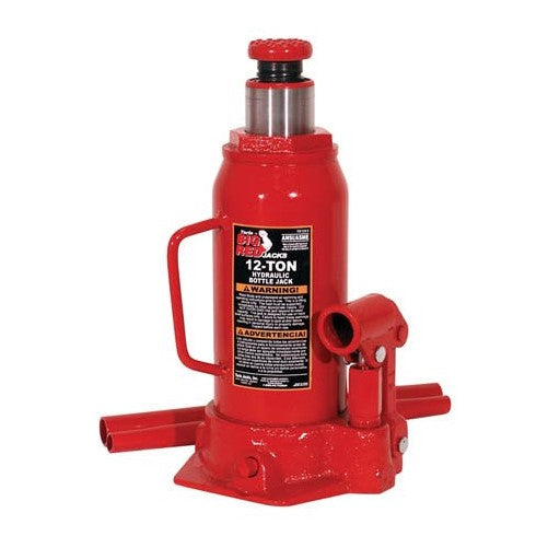 Torin Big Red Hydraulic Bottle Jack, 12 Ton Capacity