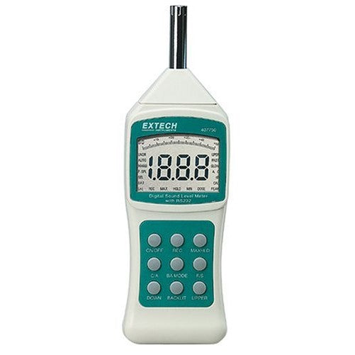 Extech 407750 Sound Level Meter with Background Sound Absorber