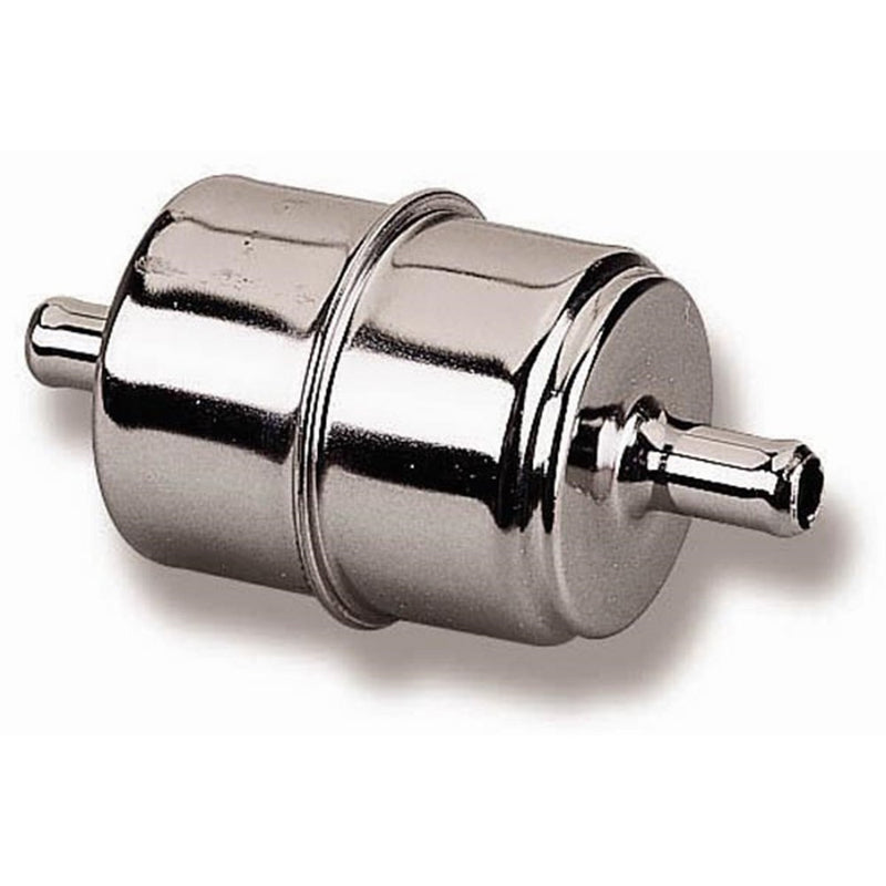 Holley 162-523 Chrome Inline Fuel Filter