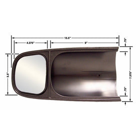 CIPA 10300 Dodge Custom Towing Mirror (Fits Driver/Passenger Side)
