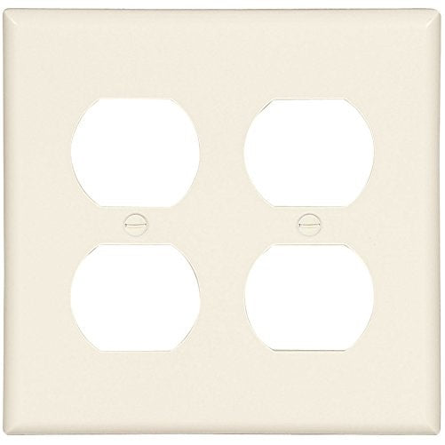 Cooper Wiring Two Gang Duplex Repectacle Plate (2150la-box)