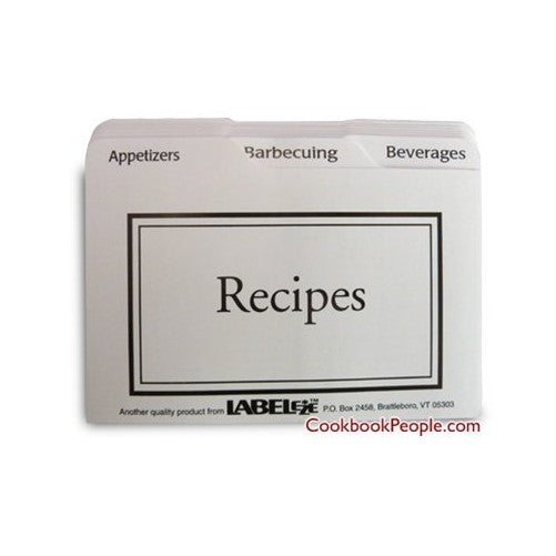 Recipe Card Divider 3-by-5-Inch Set