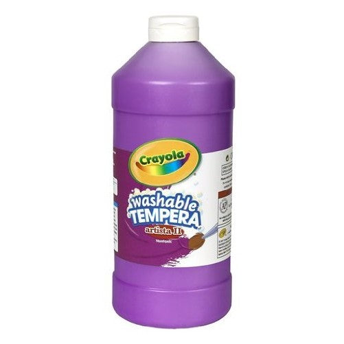 Crayola Violet Washable Tempera Paint, 32-Ounce