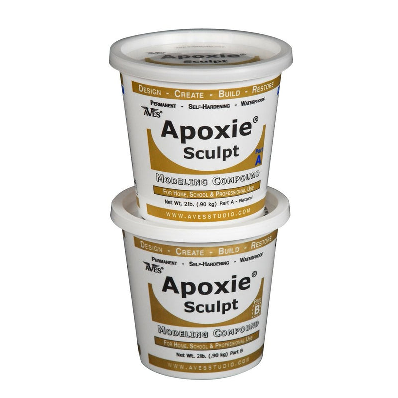 Apoxie Sculpt 4 lb. Natural, 2 part modeling compound (A & B)
