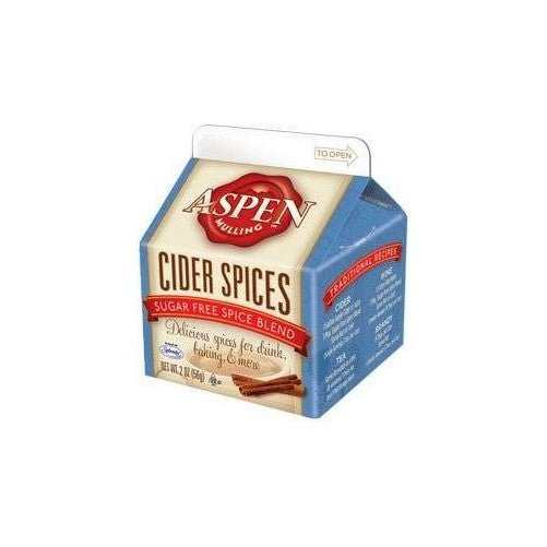 Aspen Mulling Cider Spices, Sugar Free Spice Blend 2 oz Delicious Spices for Drinks, Baking, and more