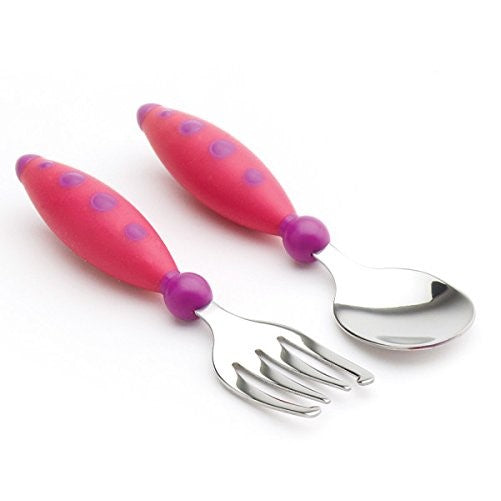 Gerber Graduates Safety Fork and Spoon Set in Assorted Colors, 2-Piece Set