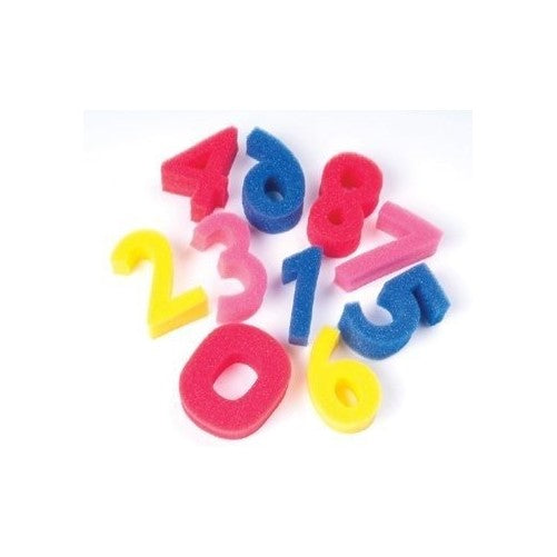Sponge Numbers, 3 High, 0-9 Numbers, 10 Sponges/pack