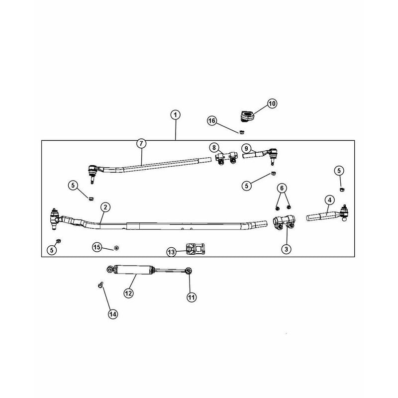 Mopar 6804 5421AA, Steering Tie Rod End