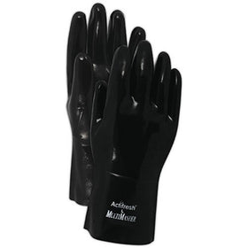 Magid 2362T Chemical Resistant Collection Neoprene Coated 12-Inch Gauntlet Gloves, Men's One Size