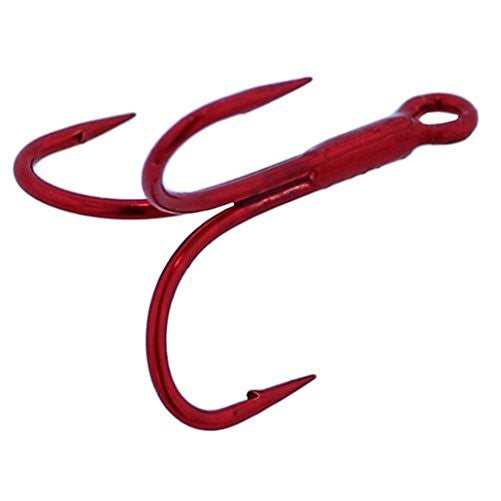 Gamakatsu Trout Treble Hook-4 Per Pack (Red, 14)