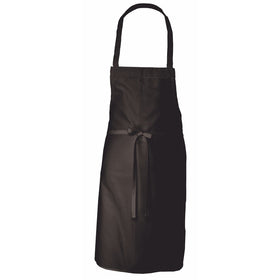 Chef Works Mens Bib Apron, Black, One Size