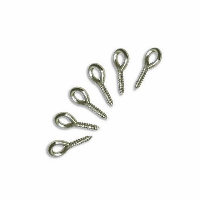 25-Pack 7/64" Stainless Steel Screw Eye Rings