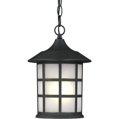 Artcraft Lighting Yorktown Medium Outdoor Lantern Light, Black