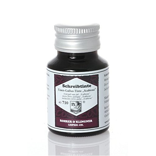 Rohrer & Klingner bottled fountain pen ink - Scabiosa (50mL)