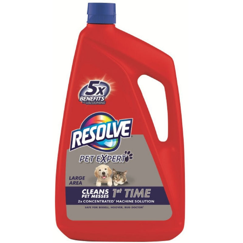 Resolve Carpet Steam Cleaner Solution, 22 fl oz Bottle, 2X Concentrate