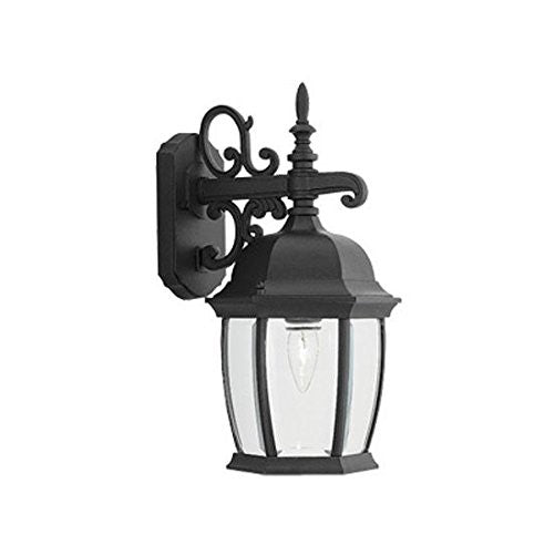 Designers Fountain 2421-BK Tiverton 8 Inch Wall Lantern