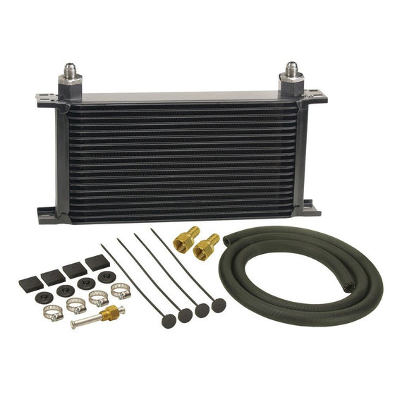 Derale 13403 Series 10000 Stacked Plate Transmission Oil Cooler 19 Row