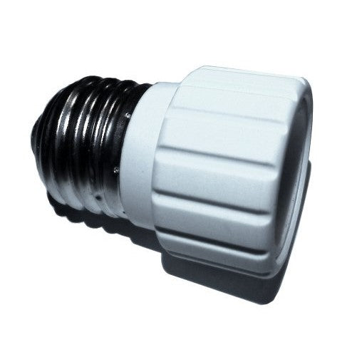 E26 E27, Edison Screw to GU10 Bayonet Base Adapter, Set of 2