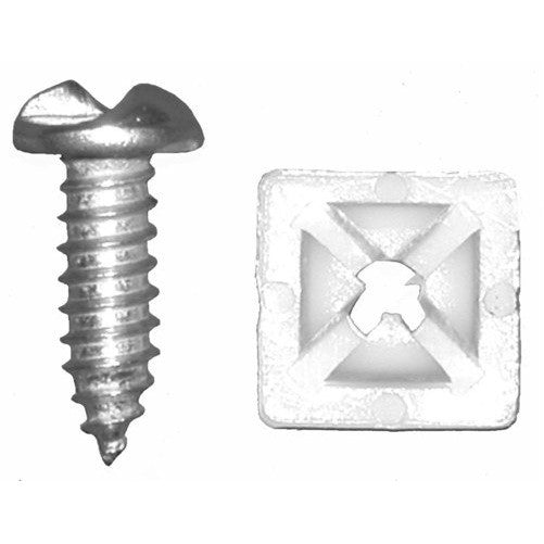 Bell 00458-8 Chrome License Fasteners 4 Pack