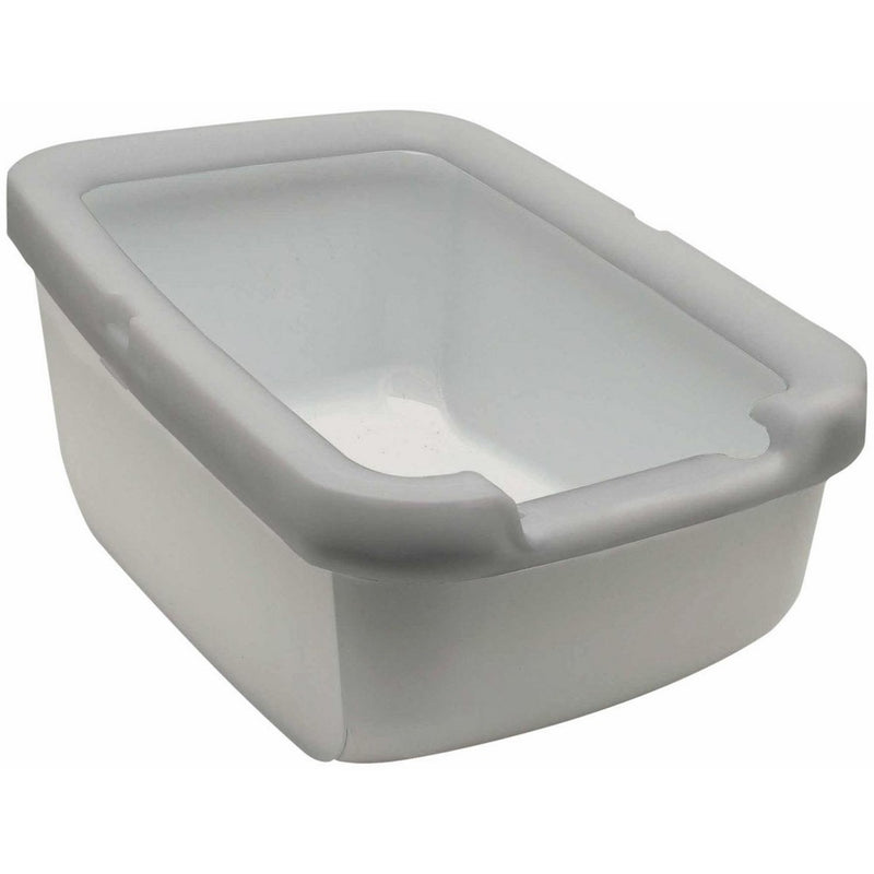 Catit Cat Litter Pan with Rim, Taupe