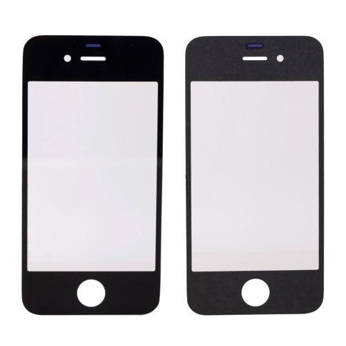 Generic Front Screen Glass Lens For iPhone 4 Black