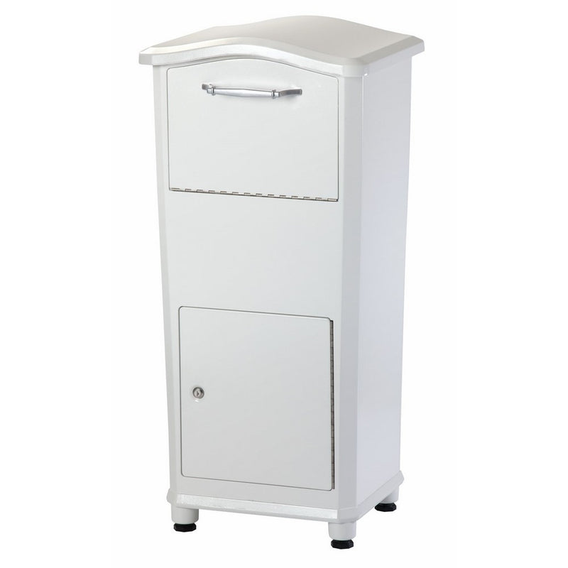 Architectural Mailboxes 6900W Elephantrunk Parcel Drop Box, White