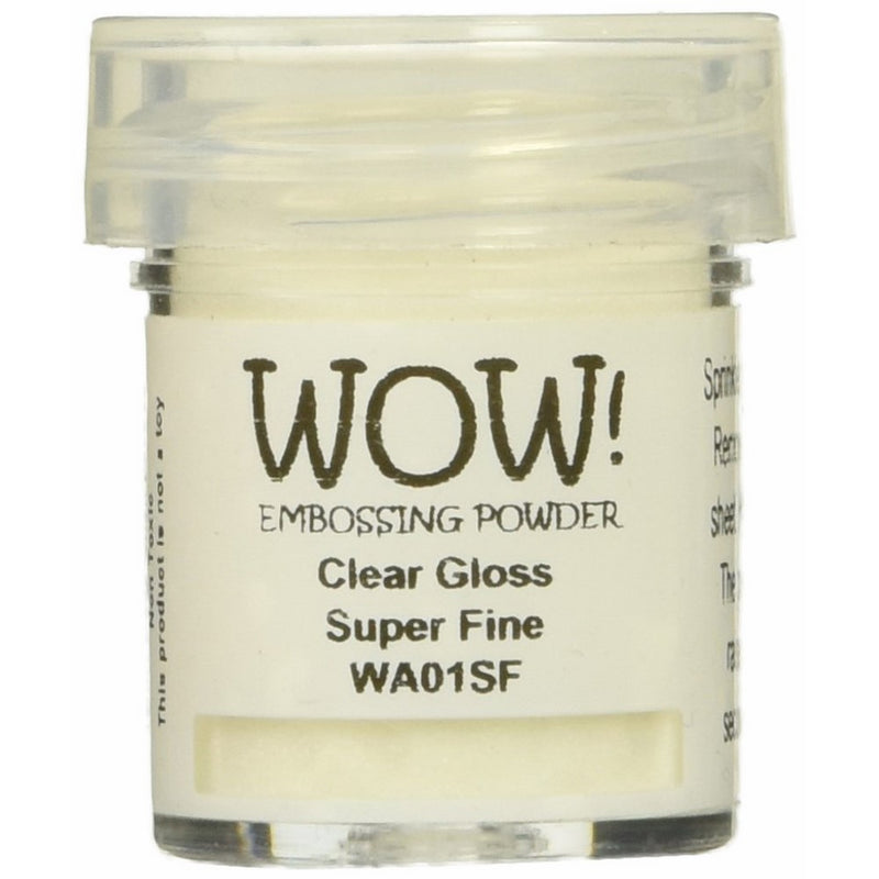 Wow Embossing Powder Super Fine 15ml-Clear Gloss