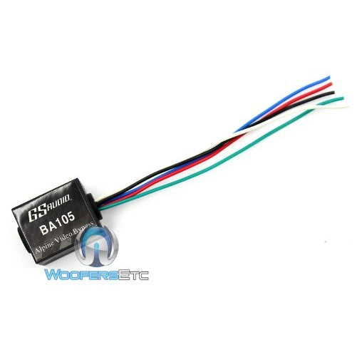 BA105 - GS Audio Alpine Parking Brake Video Bypass