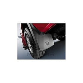 Dodge Ram Truck Mopar Molded Splash Guards For Trucks Without Fender Flares Mud Flaps Front and Rear Set of 4