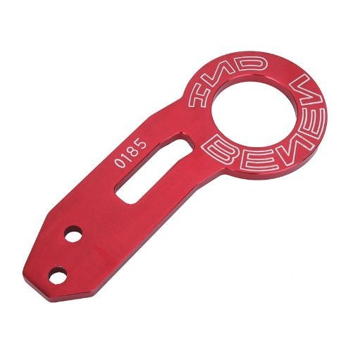 Docooler Rear Tow Towing Hook for Universal Car Auto Trailer Ring Aluminum alloy (Red)