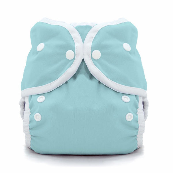 Thirsties Duo Wrap Cloth Diaper Cover - Aqua - Size 1 - Snap