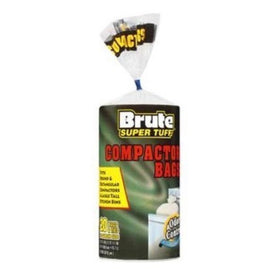 Brute Super Tuff 20 Gallon Size Compactor/kitchen Bags - White