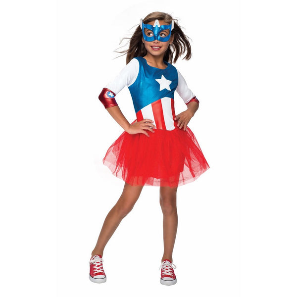 Rubie's Marvel Classic Child's American Dream Metallic Costume, Large