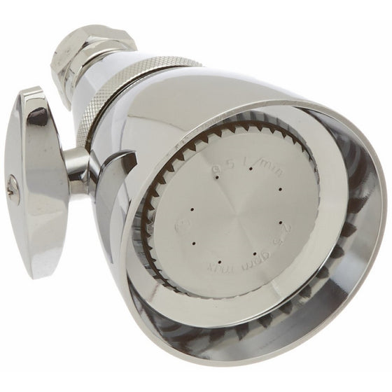 Jones Stephens S01010 3-Inch Polished Chrome Brass Adjustable Shower Head