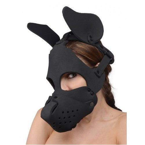 Master Series Neoprene Dog Hood With Removable Muzzle