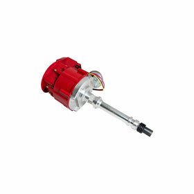 Top Street Performance JM6520R HEI Distributor with Red Flat-Cover Super Cap (65K Volt Coil)