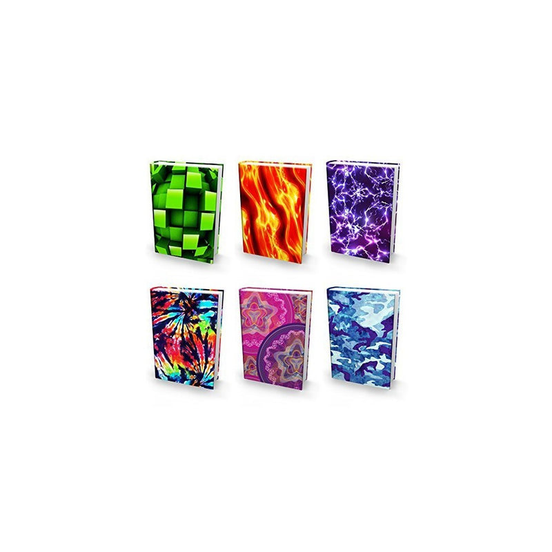 Book Sox Stretchable Book Cover: Jumbo 6 Ultra Color Value Pack. Fits Most Hardcover Textbooks up to 9" x 11". Adhesive-Free, Nylon Fabric School Book Protector. Easy to Put On Jacket. Wash & Re-Use