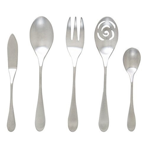 Knork 5 Piece Matte Serving Set 18/10 Stainless Steel