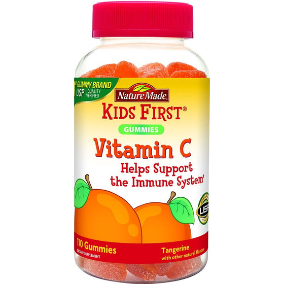 Nature Made Kids First Vitamin C Gummies, 110 Count