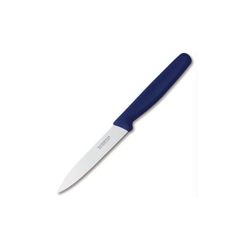 Victorinox Paring, 4" Spear Point, Large Blue Polypropylene Handle