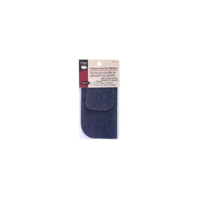 Dritz 55255-3D Denim Iron-On Patches, Dark Blue, 4-Pack