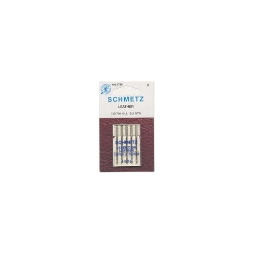Euro-Notions 1786 Leather Machine Needles-Size 110-18 5-Pkg