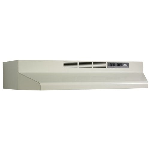 Broan 413002 ADA Capable Non-Ducted Under-Cabinet Range Hood, 30-Inch, Biscuit