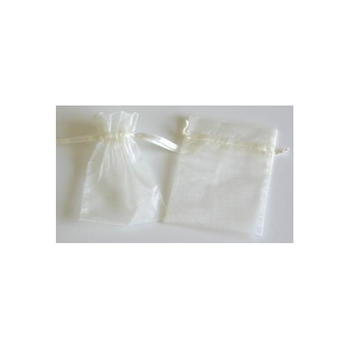 Rina's Garden Organza Favor Bags - 3"x4" - Ivory Color - Pk of 30