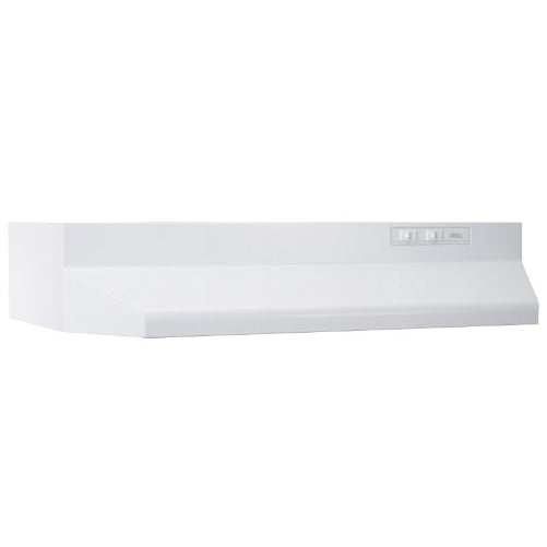 Broan 403601 ADA Capable Under-Cabinet Range Hood, 160 CFM 36-Inch, White