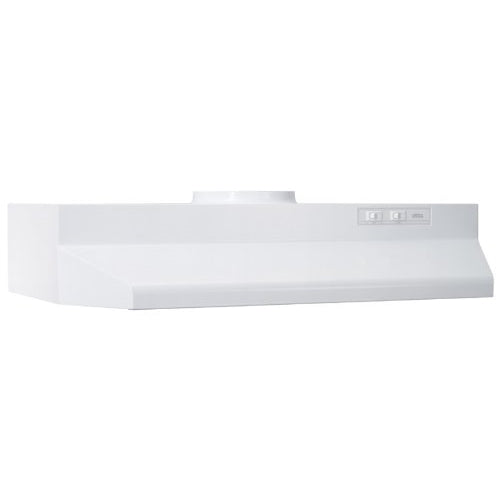 Broan 422401 ADA Capable Under-Cabinet Range Hood, 190 CFM 24-Inch, White