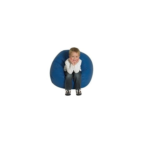 Children's Factory Round Bean Bag in Blue (26 in.)