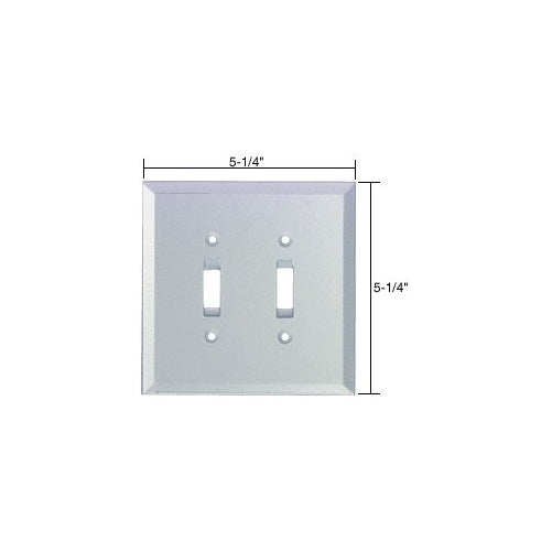 CRL 2X Toggle Glass Mirror Plate - Clear