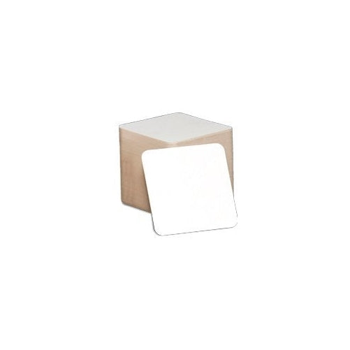 Qty 50 Plain White Square Coasters