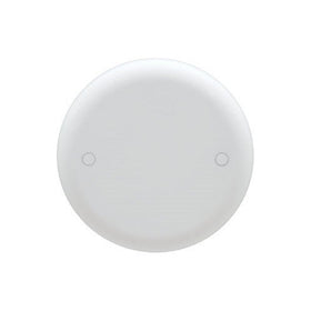 Carlon CPC4WH Ceiling Fan Box Cover, Round, Blank, 4-Inch Diameter, White